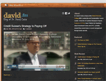 Tablet Screenshot of david.fm
